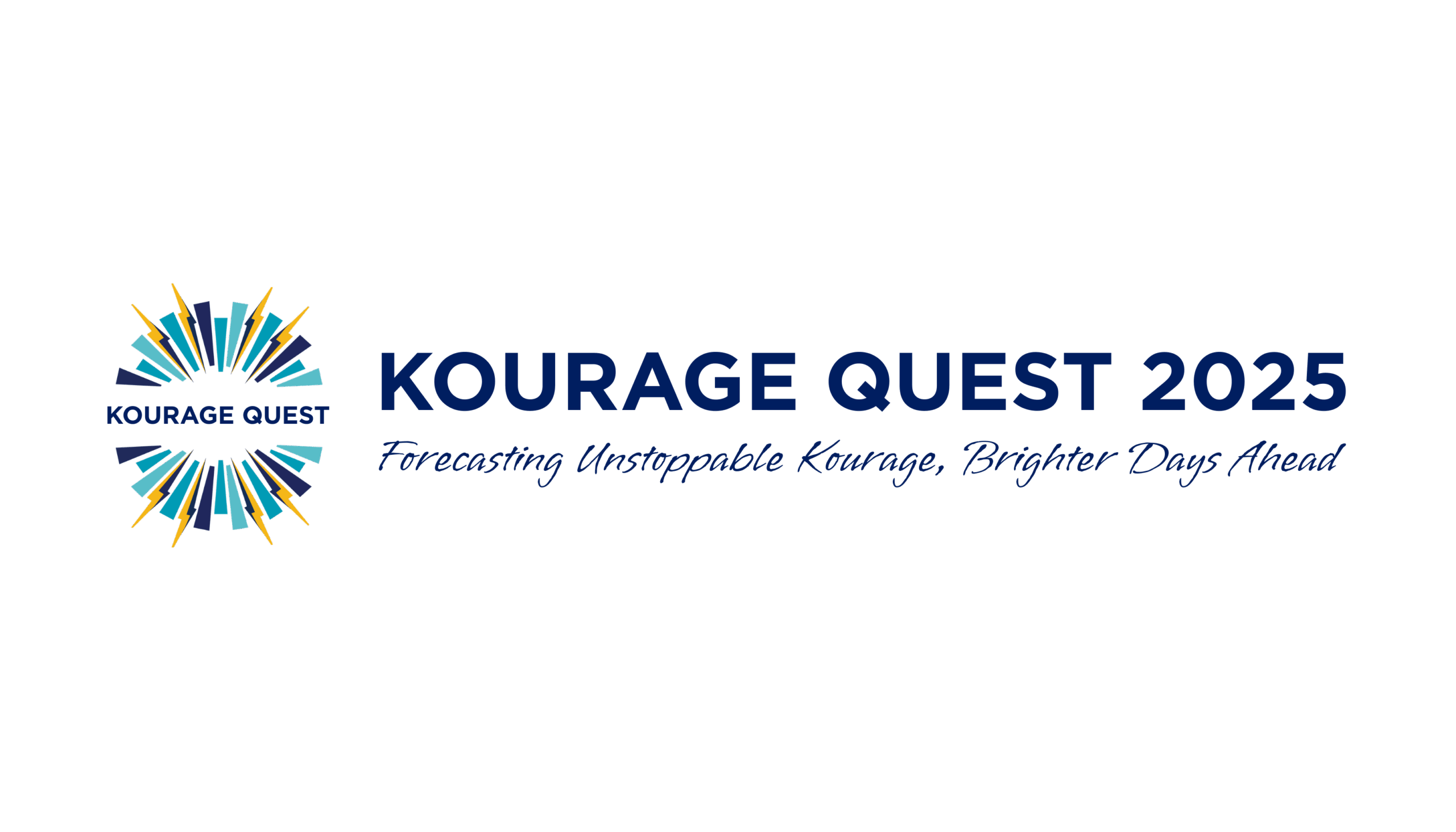 KOURAGE QUEST Logo navy
